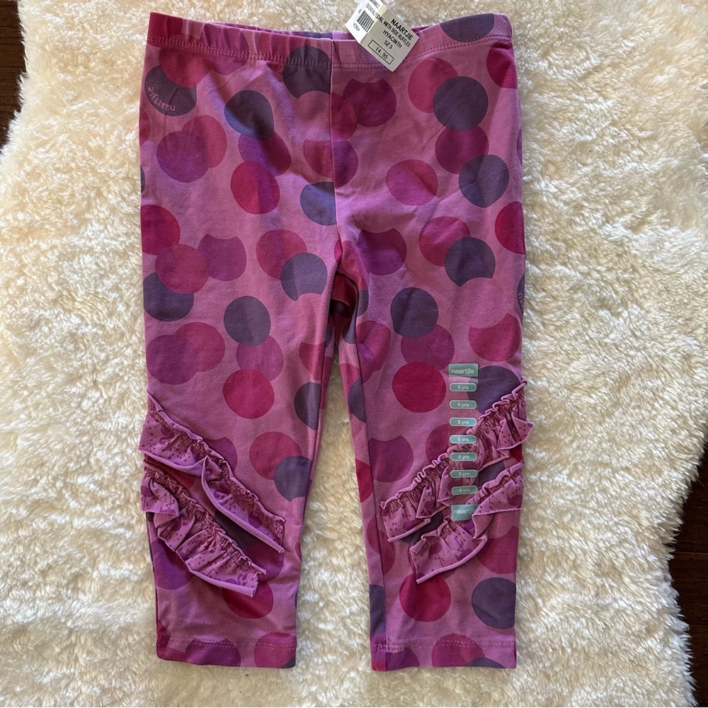 Rare NWT Naartjie Outfit Capri Leggings and Top Size 5 - Picture 3 of 3